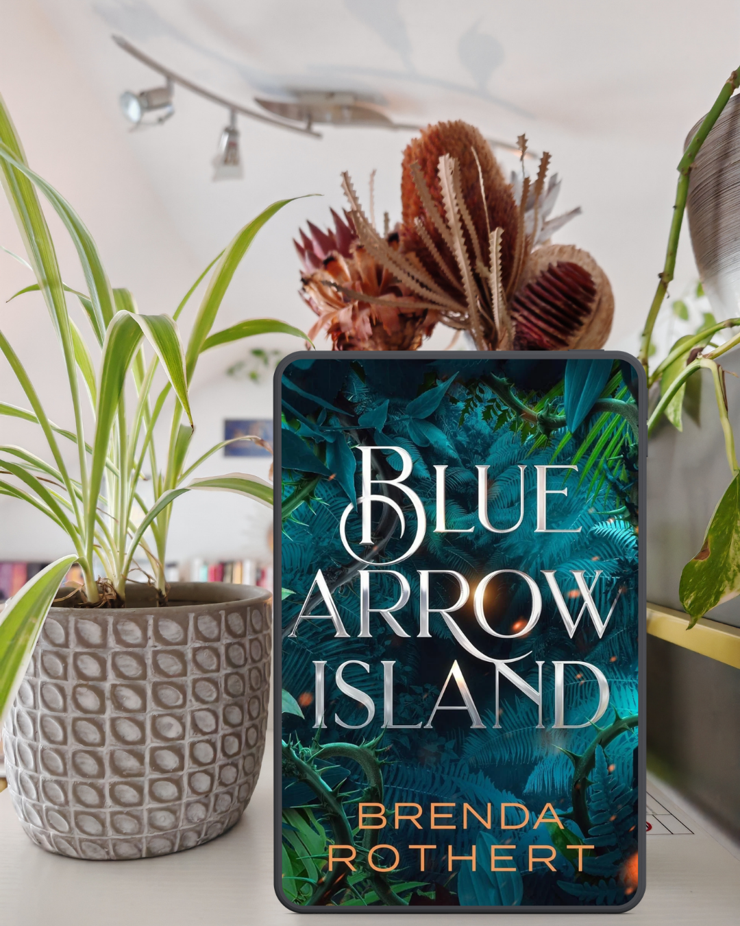 Review Blue Arrow Island by Brenda Rothert
