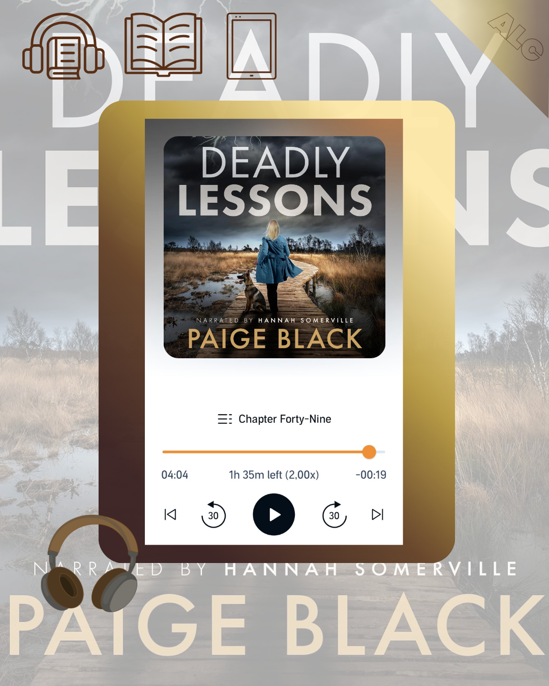 Audiobook Deadly Lessons by Paige Black