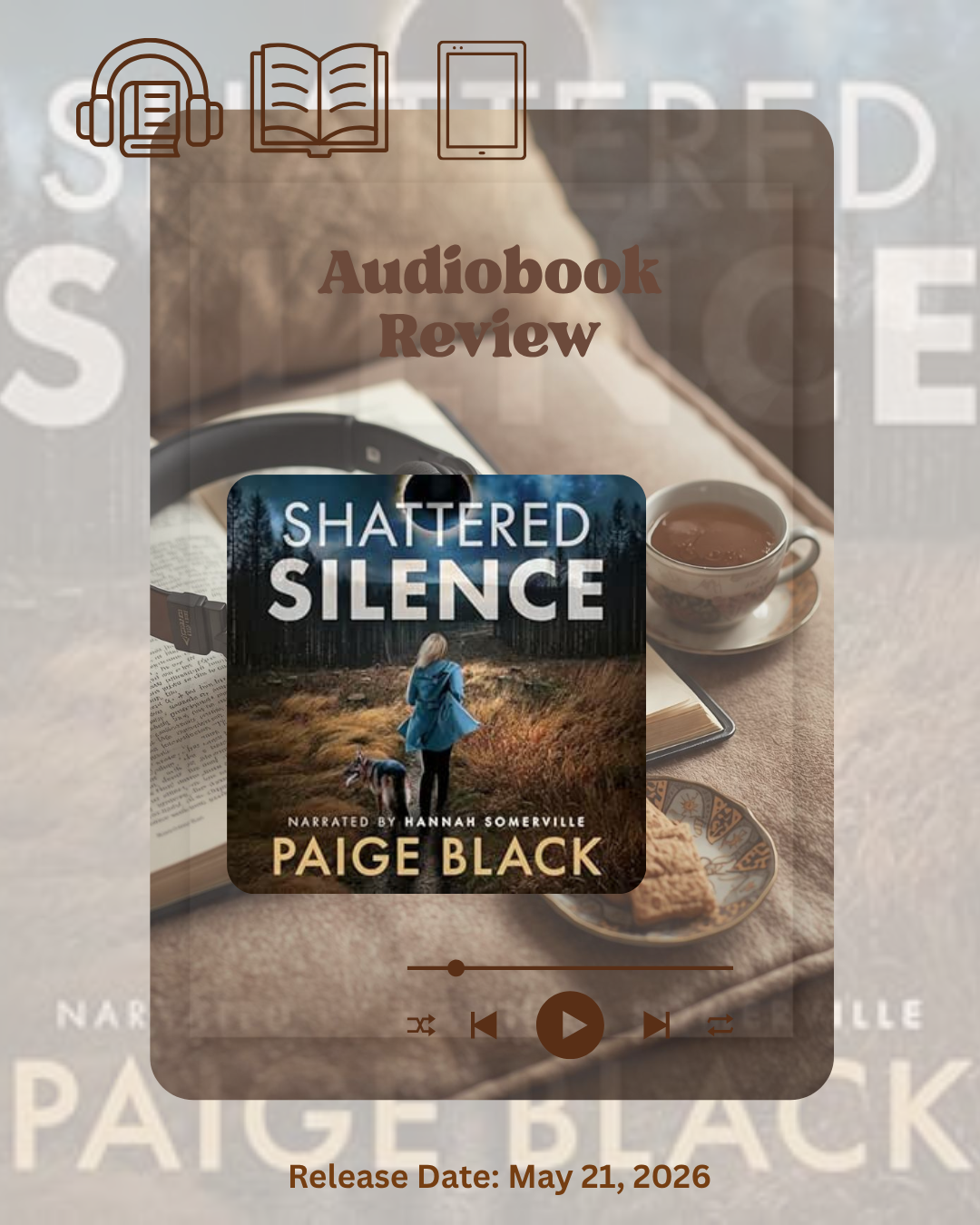Audiobook Shattered Silence by Paige Black