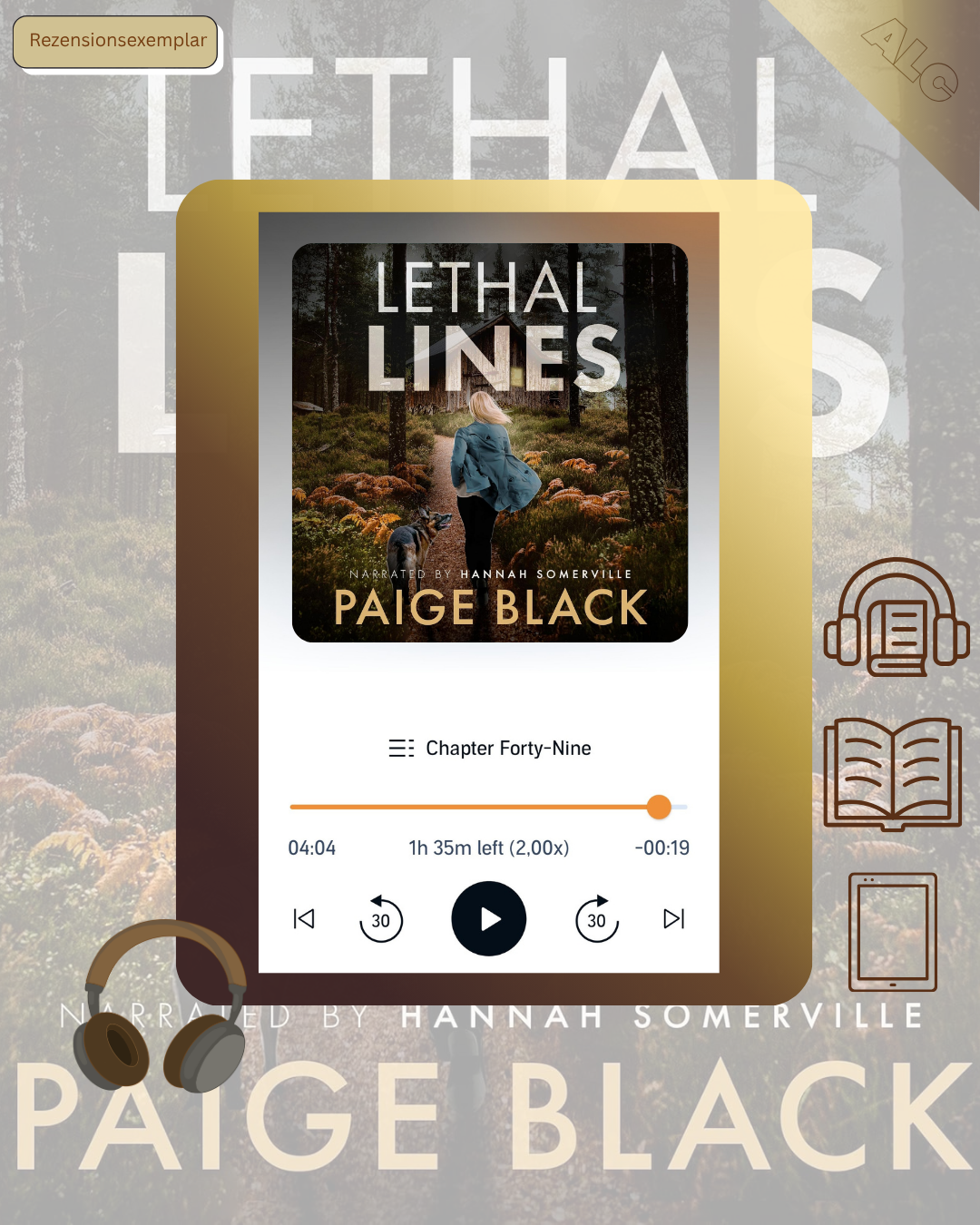 Audiobook Lethal Lines by Paige Black