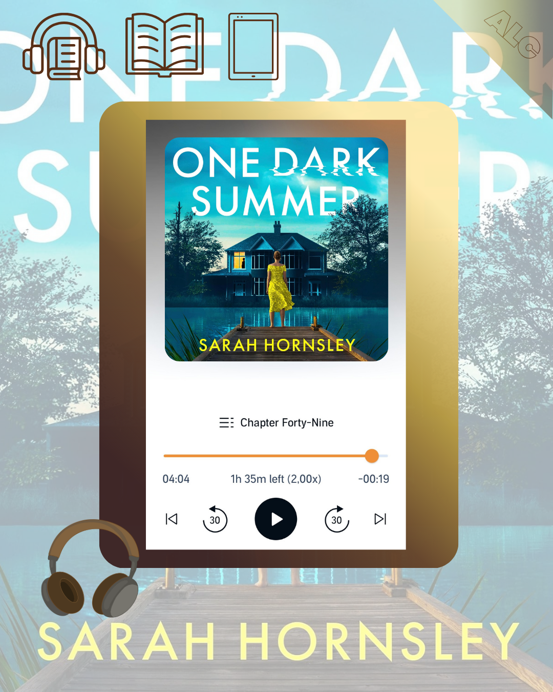 Audiobook One Dark Summer by Sarah Hornsley