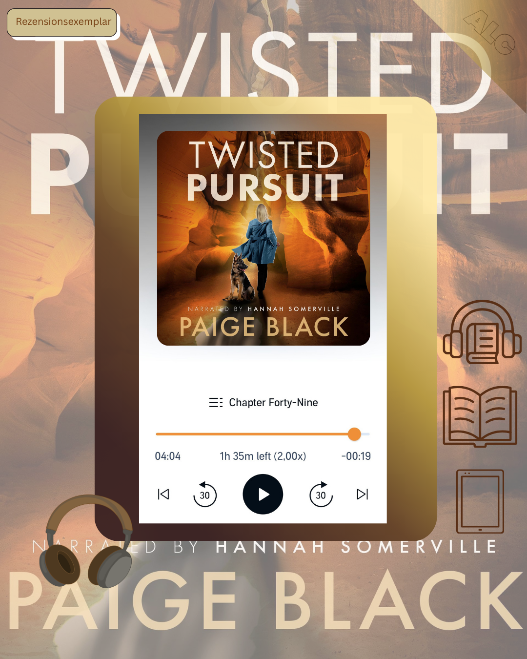 Audiobook Twisted Pursuit by Paige Black