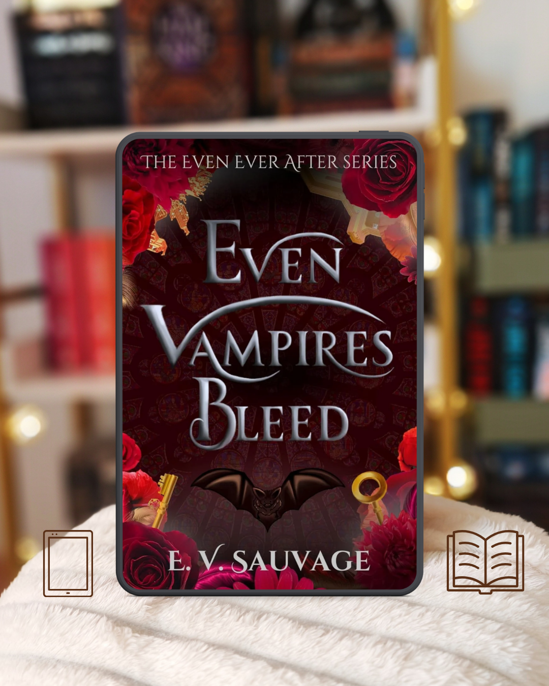 Review Even Vampires Bleed by E.V. Sauvage