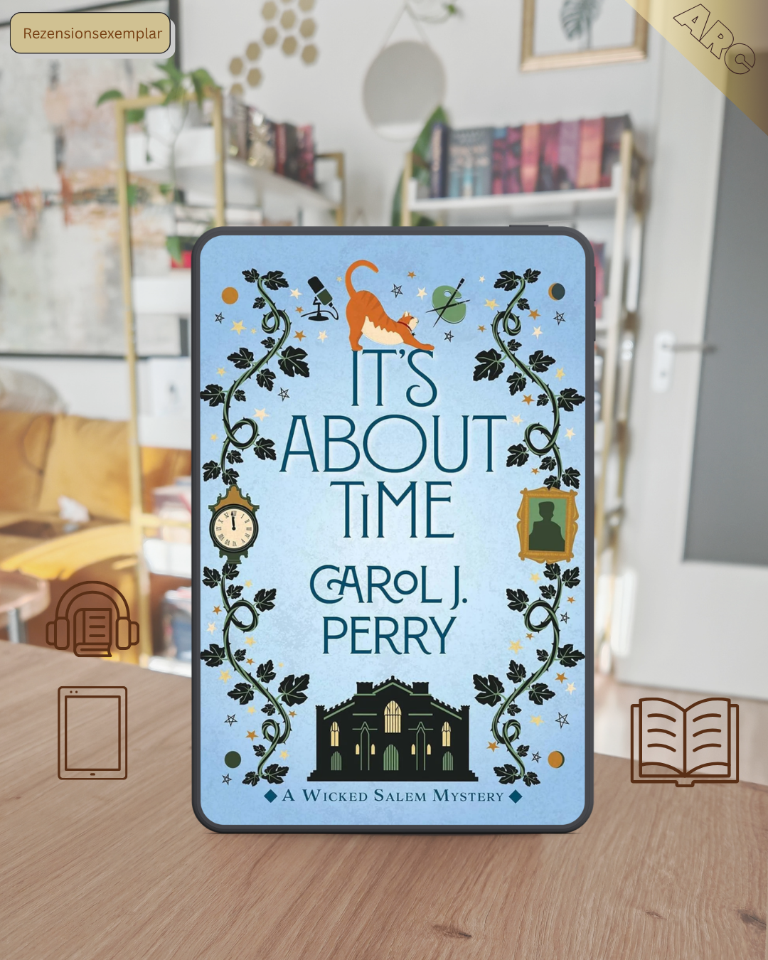Review It's About Time by Carol J. Perry