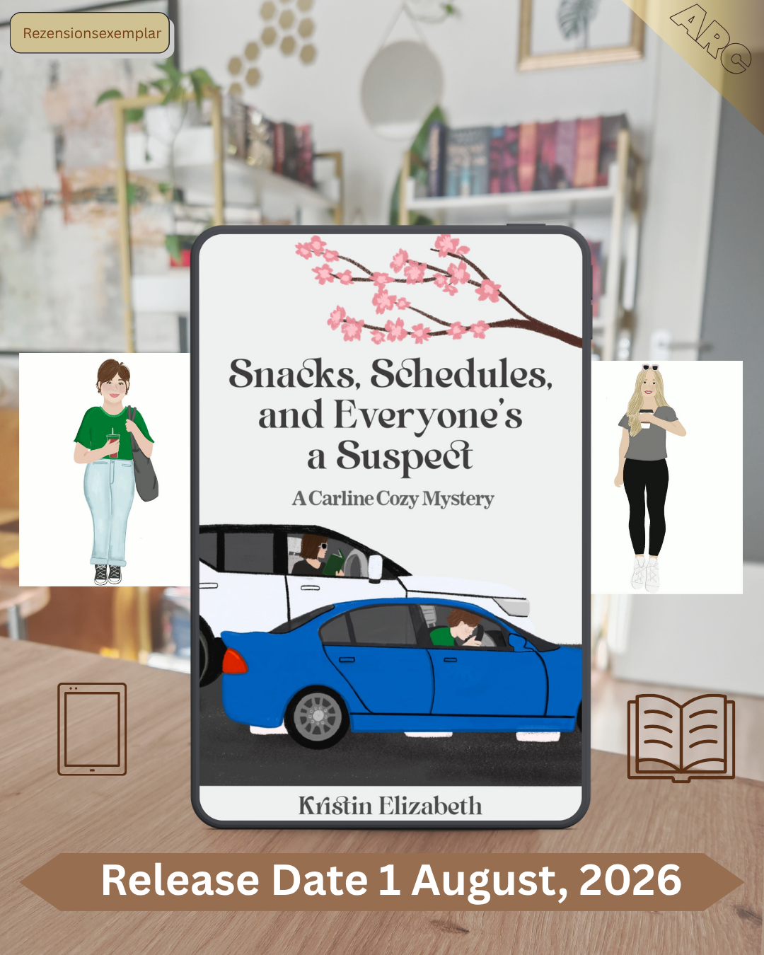 Review Snacks, Schedules, and Everyone's a Suspect by Kristin Elizabeth