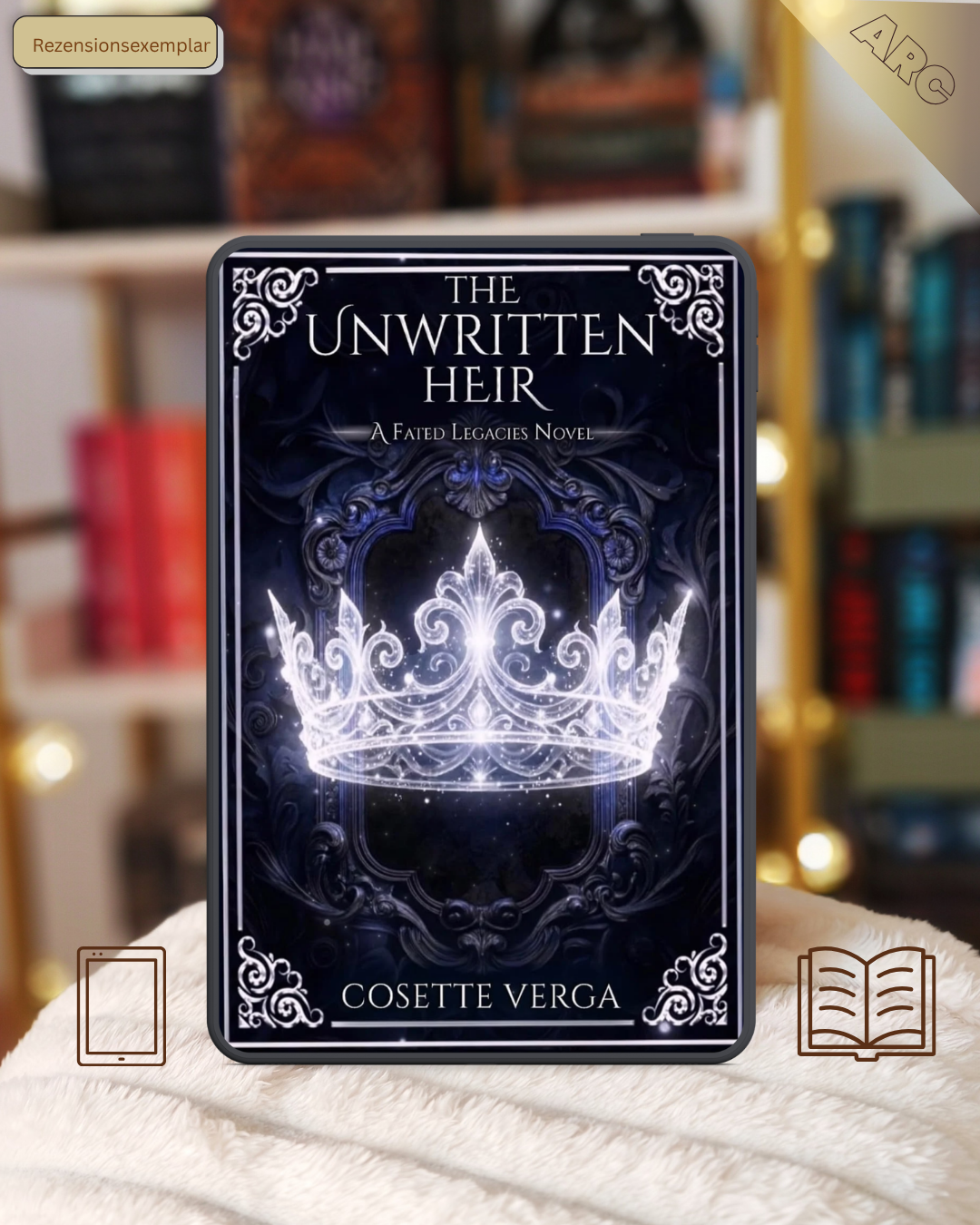Review The Unwritten Heir by Cosette Verga
