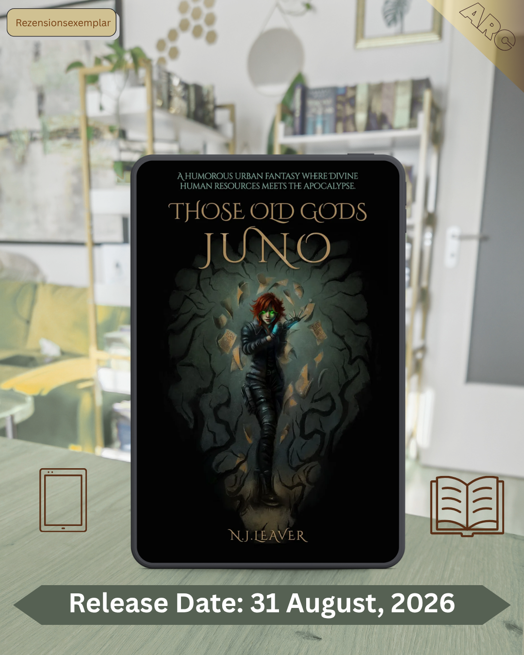 Review Those Old Gods Juno by N.J. Leaver