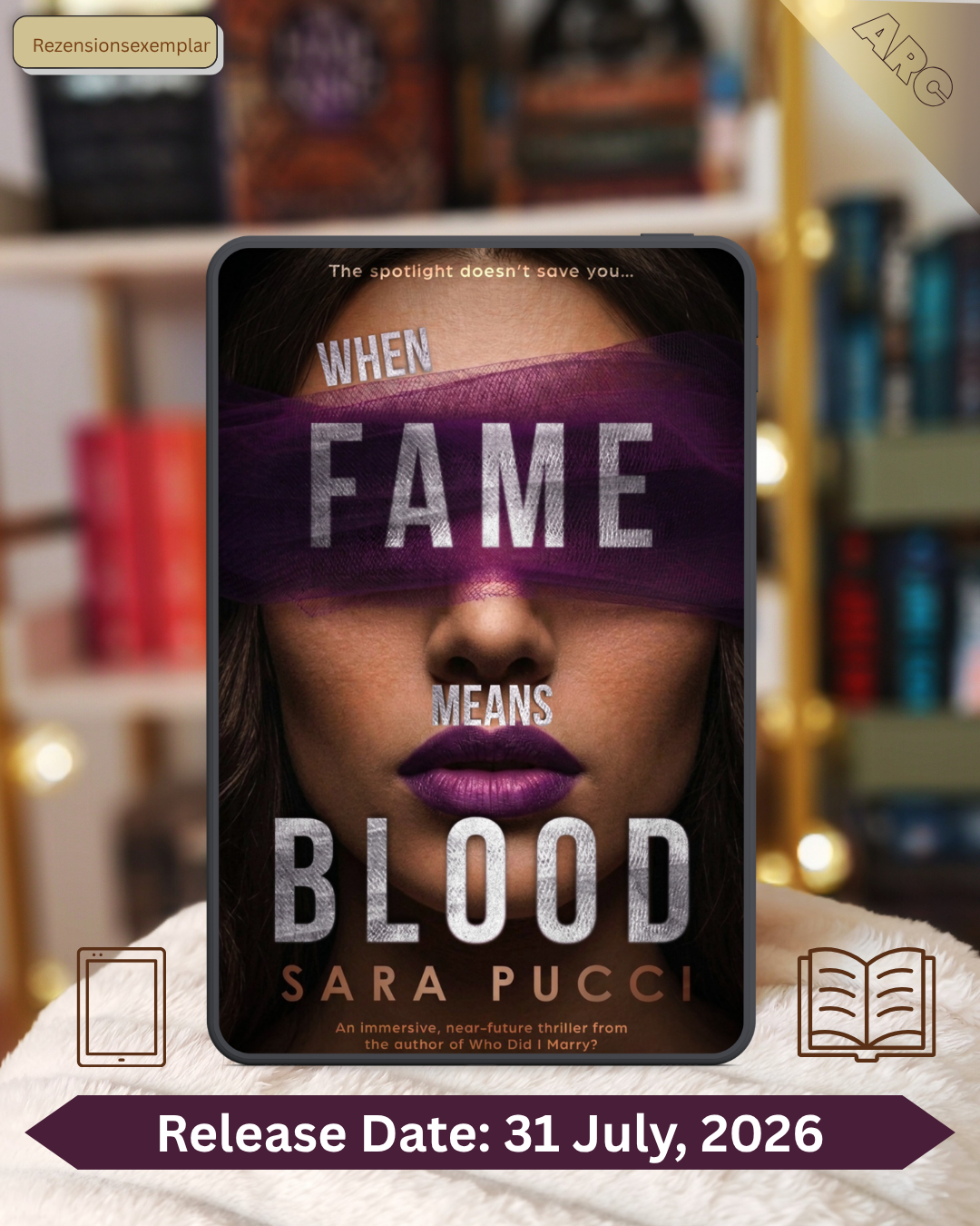 Review When Fame Means Blood by Sara Pucci